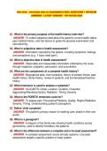 WGU D028 &ndash; ADVANCED HEALTH ASSESSMENTS REAL QUESTIONS &plus; DETAILED ANSWERS - LATEST VERSION - TOP RATED 2026