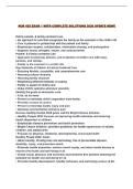 NUR 425 EXAM 1 WITH COMPLETE SOLUTIONS 2026 UPDATE NEW&excl;&excl;