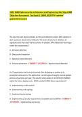 WGU D488 Cybersecurity Architecture and Engineering Oa&sol; Wgu D488 Objective Assessment  Test Bank 1 EXAM 20252026 updated guaranteed success