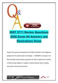 HIST 3711 &ndash; Indigenous Peoples & Colonial Canada &vert; 200&plus; Review Questions on Treaties&comma; Residential Schools & Indigenous Resistance &lpar;2026&rpar;