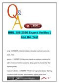 IDRL 308 &ndash; Occupational Health & Safety &vert; 200&plus; Key Definitions on Hazard Control&comma; Workers&rsquo; Compensation & OHS Law &lpar;2026&rpar;