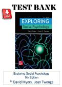 Test Bank Social Psychology &lpar;9TH&rpar; Canadian Edition By David Myers&comma; Christian Jordan&comma; Steven Smith&comma; Jean Twenge &vert; All Chapters 2026