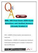 IDRL 308 &ndash; Occupational Health & Safety Final Exam &vert; 300&plus; Exam Questions & Verified Answers on HRAC&comma; OHS Law & Workers&rsquo; Compensation &lpar;2026&rpar;
