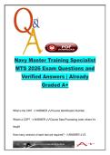 MASTER TRAINING SPECIALIST&lpar;MTS&rpar; EXAM COMPLETE PACKAGE DEAL