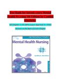 Introductory Mental Health Nursing 5th Edition Test Bank &ndash; 2026 PDF &vert; Chapters 1&ndash;19 &vert; Expert-Approved Answers &vert; A&plus; Pass Assured