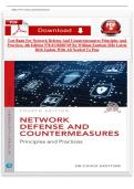 Test Bank for Network Defense and Countermeasures&colon; Principles and Practices&comma; 4th Edition &mdash; William Easttom &vert; 2026 Update