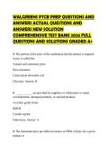 WALGREENS PTCB PREP QUESTIONS AND ANSWERS ACTUAL QUESTIONS AND ANSWERS NEW SOLUTION COMPREHENSIVE TEST BANK 2026 FULL QUESTIONS AND SOLUTIONS GRADED A&plus;