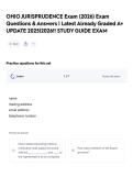 OHIO JURISPRUDENCE Exam &lpar;2026&rpar; Exam Questions & Answers &vert; Latest Already Graded A&plus; UPDATE 2025&vert;2026&excl;&excl; STUDY GUIDE EXAM