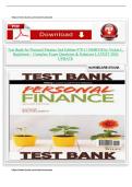 Test Bank for Personal Finance 2nd Edition by Vickie L&period; Bajtelsmit &ndash; Complete Exam Questions & Solutions