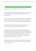 Advanced Clinical Assessment 6531 Midterm Exam with Correct Answers 