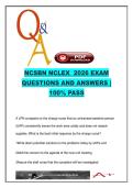 NCSBN NCLEX &ndash; 1000&plus; Exam Questions & Answers on Med-Surg&comma; OB&comma; Peds&comma; Psych & Pharmacology &lpar;2026&rpar;