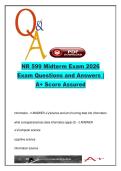 NR 599 &ndash; 250&plus; Midterm Exam Questions & Answers on Nursing Informatics&comma; HITECH&comma; EHR & TIGER Competencies &lpar;2026&rpar;