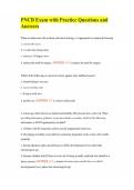 PNCB Exam with Practice Questions and Answers