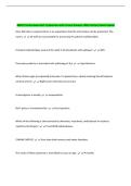 ABRET Practice Exam Part 1&vert; Questions with Correct Answers 100&percnt; Verified