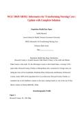 WGU D029 ARM2&colon; Informatics for Transforming Nursing Care &vert; Update with Complete Solution