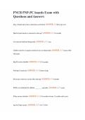 PNCB PNP-PC boards Exam with Questions and Answers