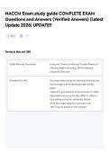 NACCM Exam study guide COMPLETE EXAM Questions and Answers &lpar;Verified Answers&rpar; &lpar;Latest Update 2026&rpar; UPDATE&excl;&excl;