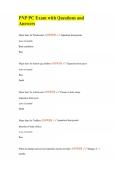 PNP PC Exam with Questions and Answers