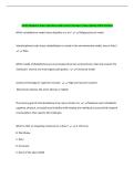 ACBIS Module 6 Exam Questions with Correct Answers&vert; New Update