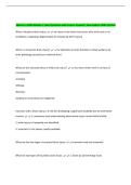 Murren's ACBIS Module 1 Exam Questions with Correct Answers&vert; New Update