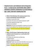 Virginia Erosion and Sediment Control Inspector Exam &ndash; Study Guide and Tags