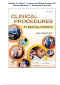 Test Bank For Clinical Procedures for Medical Assistants &comma; 11th Edition&comma; Kathy Bonewit-West &vert;All Chapters Included &vert; Newest Edition&vert; 2026