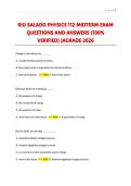 RIO SALADO PHYSICS 112 MIDTERM EXAM QUESTIONS AND ANSWERS &lpar;100&percnt; VERIFIED&rpar; &vert;AGRADE 2026