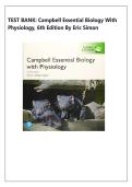 TEST BANK&colon; Campbell Essential Biology with Physiology&comma; 6th Edition by Eric Simon  &vert;All Chapters 1-29 &vert;Updated 2026