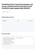 MO Bail Bond &lpar;Tim's Class&rpar; Exam Questions and Answers &lpar;Verified Answers&rpar; Most Recent exam COMPLETE &lpar;Latest Update 2026&rpar; UPDATE&excl;&excl;