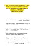 U1 UST Installation&sol;Retrofitting EXAM STUDY  GUIDE 2026&sol;2027 COMPLETE QUESTIONS  WITH VERIFIED CORRECT ANSWERS &vert;&vert;  100&percnt; GUARANTEED PASS  <NEWEST VERSION> 
