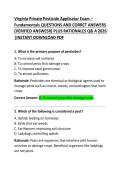 Virginia Private Pesticide Applicator Exam &ndash; Study Guide and Tags