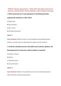 NUR257 Chronic Aging Exam 3  2026&sol;2027 Questions and Correct  Answers with Rationale &vert; Newest Update &vert; Galen College of Nursing 