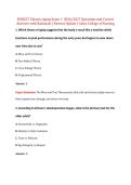 NUR257 Chronic Aging Complete Exam Bundle &ndash; Exams 1&ndash;3 Questions and Correct Answers with Rationales &vert; 2026&sol;2027 Newest Update &vert; Galen College of Nursing