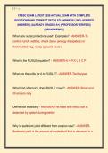 CPESC EXAM LATEST 2026 ACTUAL EXAM WITH COMPLETE  QUESTIONS AND CORRECT DETAILED ANSWERS &lpar;100&percnt; VERIFIED  ANSWERS&rpar; &vert;ALREADY GRADED A&plus;&vert; &vert;&vert;PROFESSOR VERIFIED&vert;&vert;  &vert;&vert;BRANDNEW&excl;&excl;&excl;&vert;&vert; 