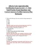 Alberta Cook Apprenticeship Certification Exam &lpar;Levels 1&ndash;3 &plus; Red Seal&rpar; Practice Exam Questions And Correct Answers &lpar;Verified Answers&rpar; Plus Rationales 2026