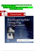 Test Bank Fauber&rsquo;s Radiographic Imaging and Exposure 7th Edition by Terri L&period; Fauber All Chapters 1-10 Verified Questions & Answers 2026 A&plus;