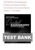 TEST BANK Dental Radiography Principles and Techniques 6th Edition Iannucci & Howerton &vert; Verified Answers All Chapters Included &vert; Updated for 2026