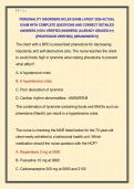 PERSONALITY DISORDERS NCLEX EXAM LATEST 2026 ACTUAL  EXAM WITH COMPLETE QUESTIONS AND CORRECT DETAILED  ANSWERS &lpar;100&percnt; VERIFIED ANSWERS&rpar; &vert;ALREADY GRADED A&plus;&vert;  &vert;&vert;PROFESSOR VERIFIED&vert;&vert; &vert;&vert;BRANDNEW&excl;&excl;&excl;&vert;&vert;