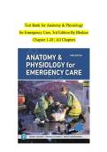 TEST BANK&lowbar;&lowbar;Anatomy & Physiology for Emergency Care 3rd Edition by Bryan Bledsoe &comma; ISBN&colon; 9780135211458 &vert;Chapters 1-20&vert; All Chapters Verified&comma; Guide A&plus;
