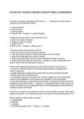 ECON 251 EXAM 2 BANAN QUESTIONS & ANSWERS