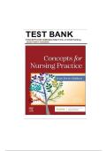 TEST BANK Concepts for Nursing Practice 4th Edition Giddens &vert; Verified Answers All Chapters Included &vert; Updated for 2026