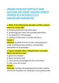 Virginia Cruise Ship Hospitality Exam
