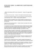 ECON E251 EXAM 1 IU JAMES SELF QUESTIONS AND ANSWERS
