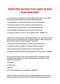 NCLEX Style Questions From Lippincott Book Exam Study Guide 