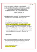 Evolve HESI Fundamentals V1‑V3 &ndash; Verified Questions & Correct Solutions with Rationales &vert; Guaranteed Value Pack