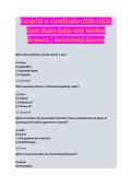 CompTIA A Certification &ndash; Complete Exam Study Guide 2026&sol;2027 with Verified Answers &vert; Newest Version&period; A&plus;