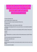 CCNA 200 Exam Questions and All Correct Answers 100 Solved and Guaranteed Success &ndash; Complete Exam Study Guide 2026&sol;2027 with Verified Answers &vert; Newest Version&period; A&plus;