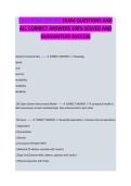 Cisco CCNA 200 &ndash; Complete Exam Study Guide 2026&sol;2027 with Verified Answers &vert; Newest Version&period; A&plus;