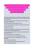 CCNA 200 301 &ndash; Complete Exam Study Guide 2026&sol;2027 with Verified Answers &vert; Newest Version&period; A&plus;