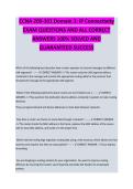 CCNA 200 &ndash; Complete Exam Study Guide 2026&sol;2027 with Verified Answers &vert; Newest Version&period; A&plus;